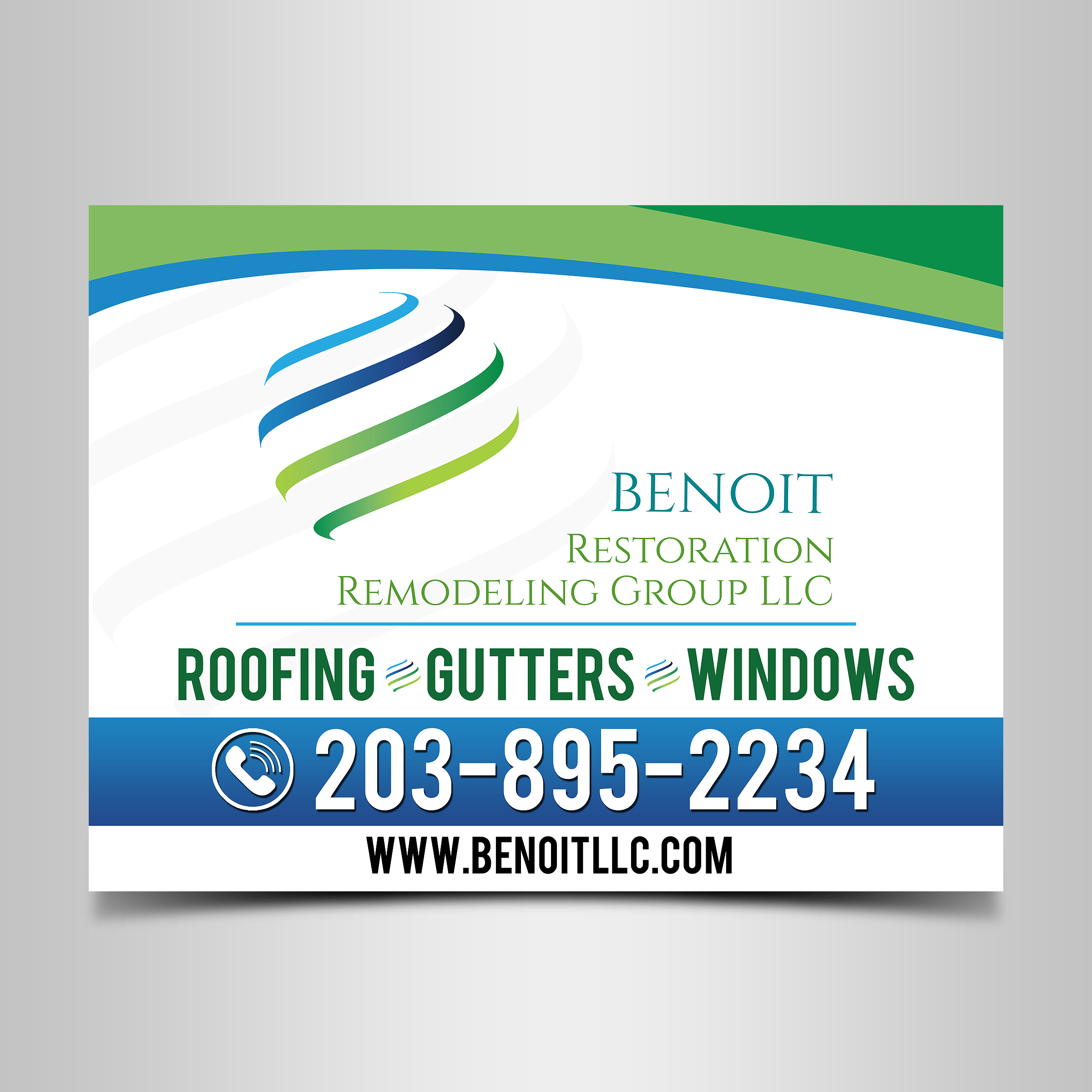 Advertisement Design by Designers Hub for Benoit Restoration & Remodeling Group LLC | Design #22271263