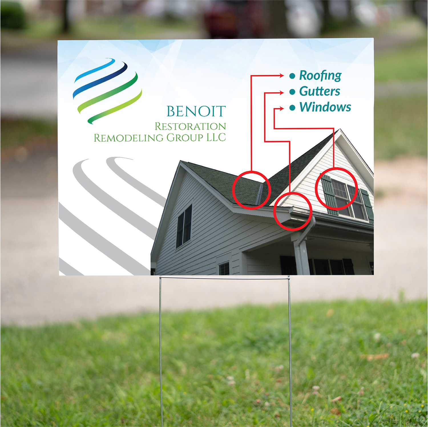Design Publicitaire par Deziners Zone pour Benoit Restoration & Remodeling Group LLC | Design #22238802