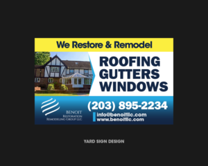 lawn sign | Advertisement Design by Benson M.