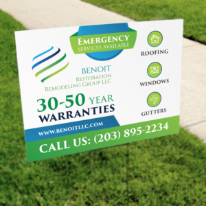 Werbe-Design von ecorokerz für Benoit Restoration & Remodeling Group LLC | Design: #22237279