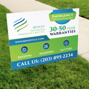 Werbe-Design von ecorokerz für Benoit Restoration & Remodeling Group LLC | Design #22237280