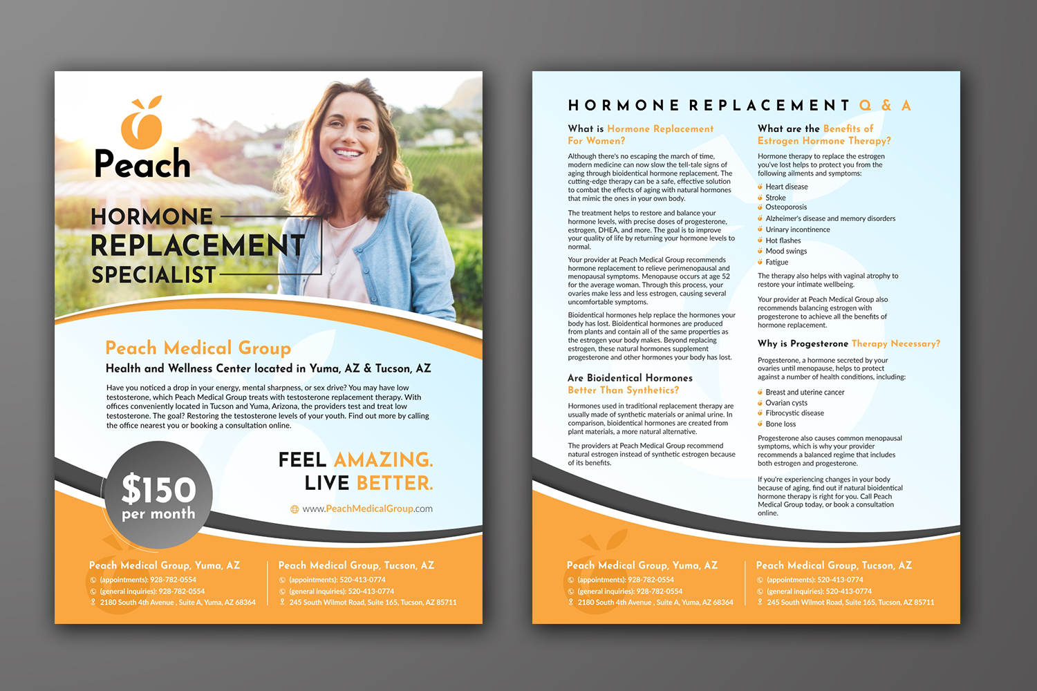 Flyer Design by OwnDesign for Peach Skin & Laser | Design #22238502