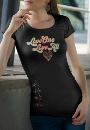 T-shirt design for LOVE ONE. LOVE ALL. | Diseño de Camiseta por Kero