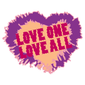 T-shirt design for LOVE ONE. LOVE ALL. | T-shirt Design by vectoradics