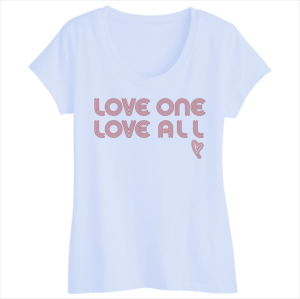 T-shirt design for LOVE ONE. LOVE ALL. | Diseño de Camiseta por Creative M^ck