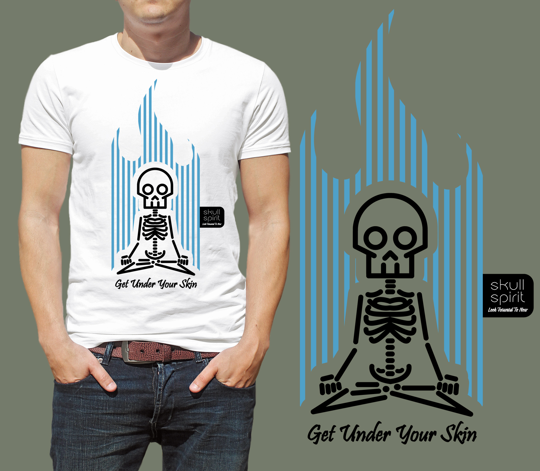 T-shirt Design by BLESS-IDN for Skull Spirit | Design #22240631