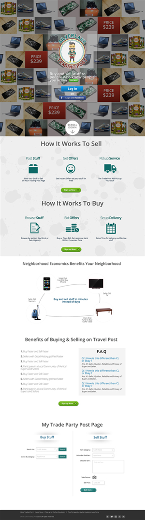 Landing Page Design by Creative James for this project | Design #2987767