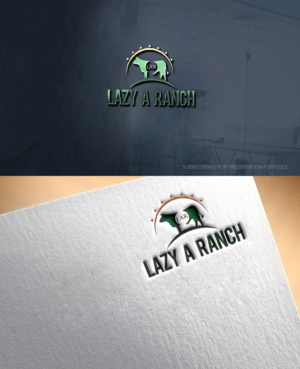 Logo Design by graphicevolution for LAZY A Ranch | Design: #22240247