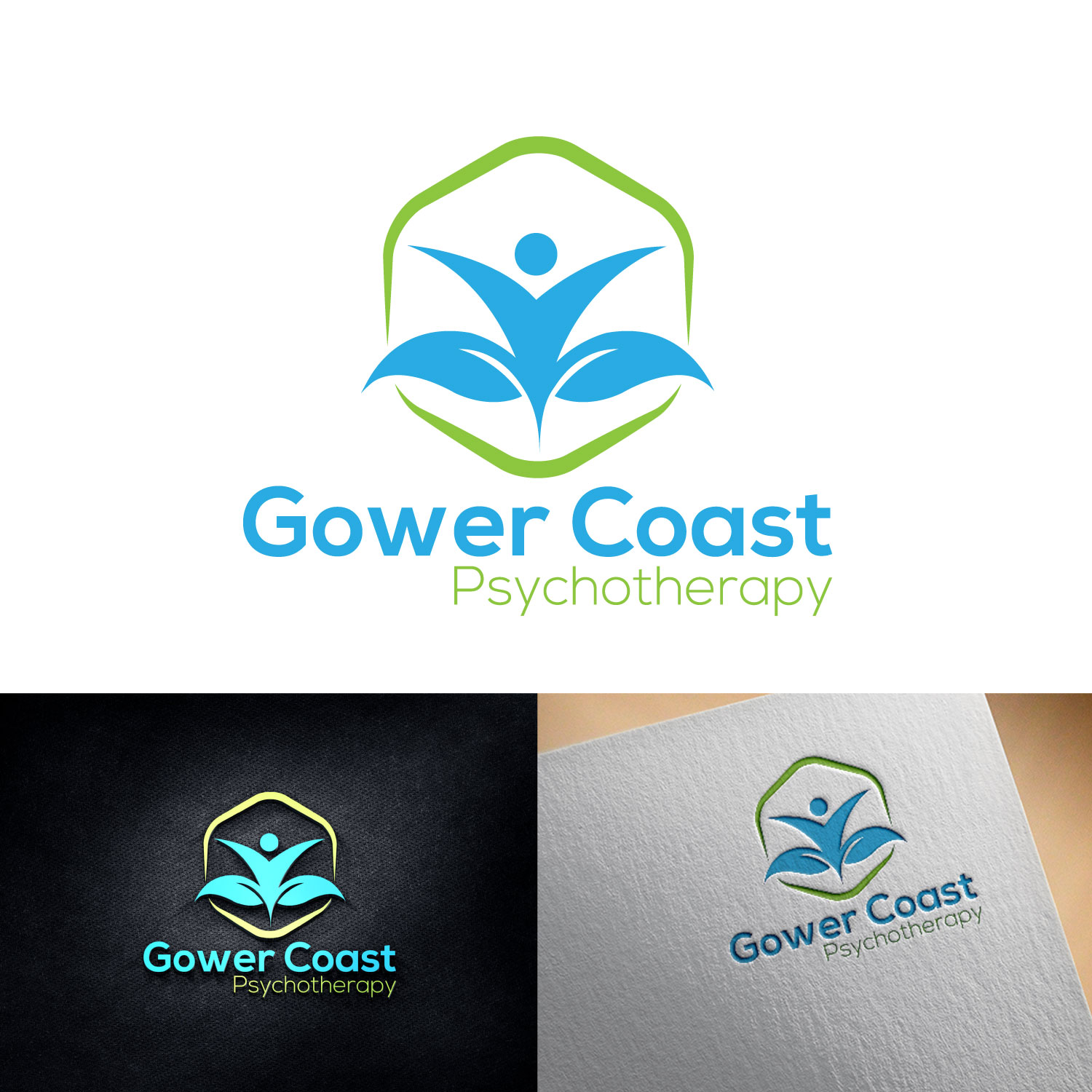Logo Design by Tonmoyy for Gower Coast Psychotherapy  | Design #22263182