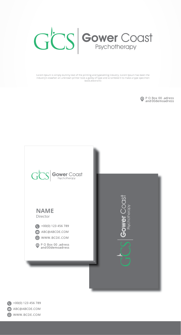 Logo Design by graphicevolution for Gower Coast Psychotherapy  | Design #22240999
