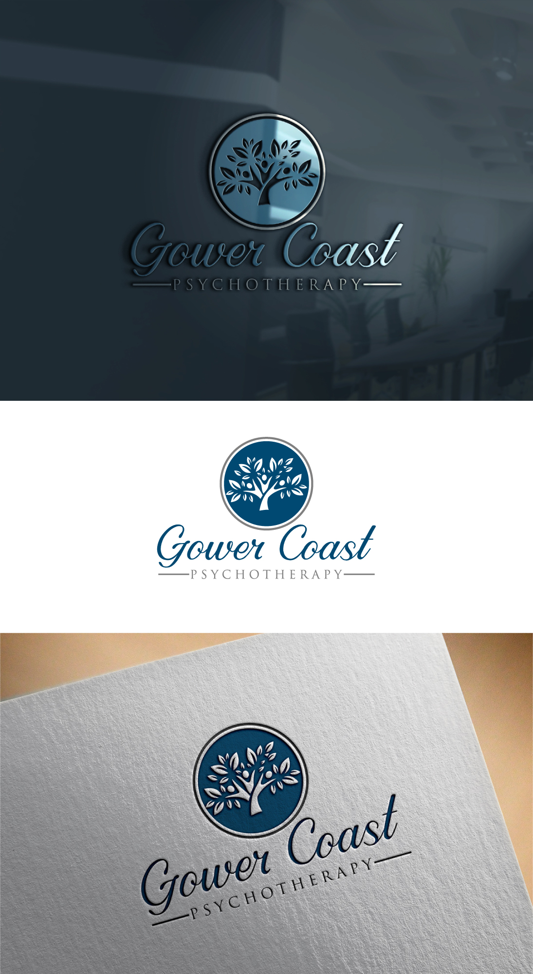 Logo Design by stokes18 for Gower Coast Psychotherapy  | Design: #22243944