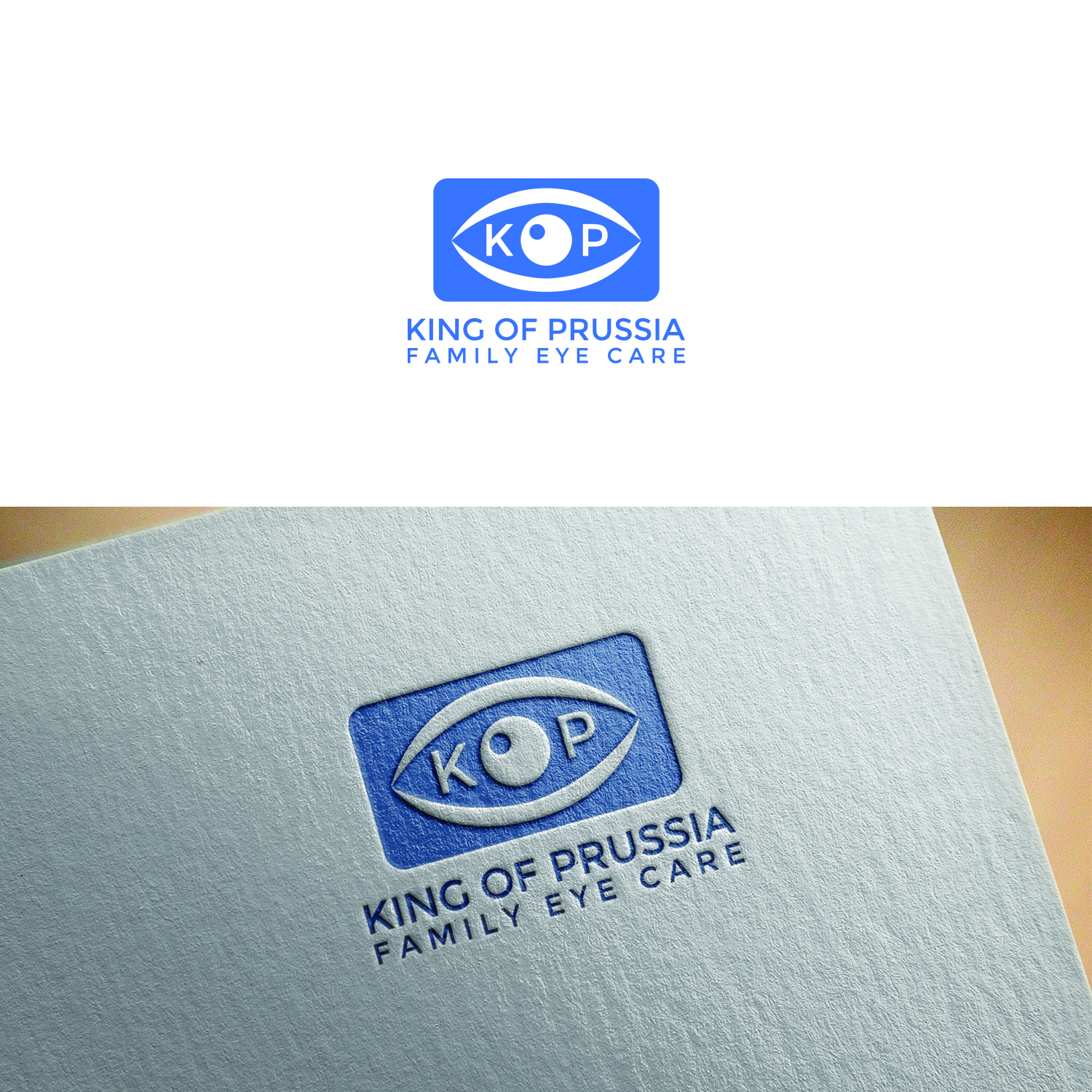Logo Design by Feji hadiansyah for King of Prussia Family Eye Care | Design #22257826