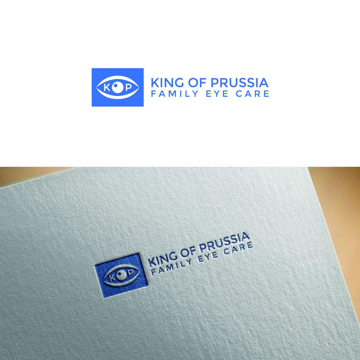 Logo Design by Feji hadiansyah for King of Prussia Family Eye Care | Design #22257827