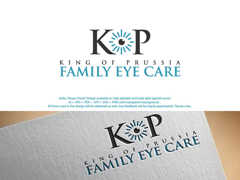 Logo Design by Kamrul 9 for King of Prussia Family Eye Care | Design: #22307573
