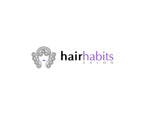 Logo for Salon ! Wave curl master, we make hair happen !!!  | Art Design by GliderGraphx