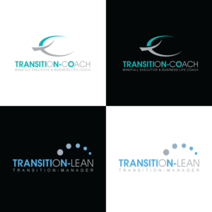 For TRANSITION-COACH : Mindfull Executive & Business Life Coach // For TRANSITION-LEAN : Transition-Manager | Logo Design by Rii