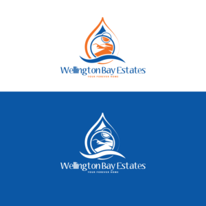 Wellington Bay Estates  with tag line "your forever home" | Logo Design by Graphic Bricks