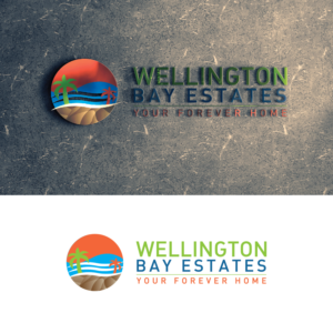 Wellington Bay Estates  with tag line "your forever home" | Logo Design by Maxo-Biz