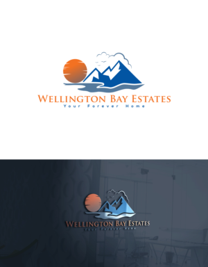 Wellington Bay Estates  with tag line "your forever home" | Logo Design by siti MWDesign