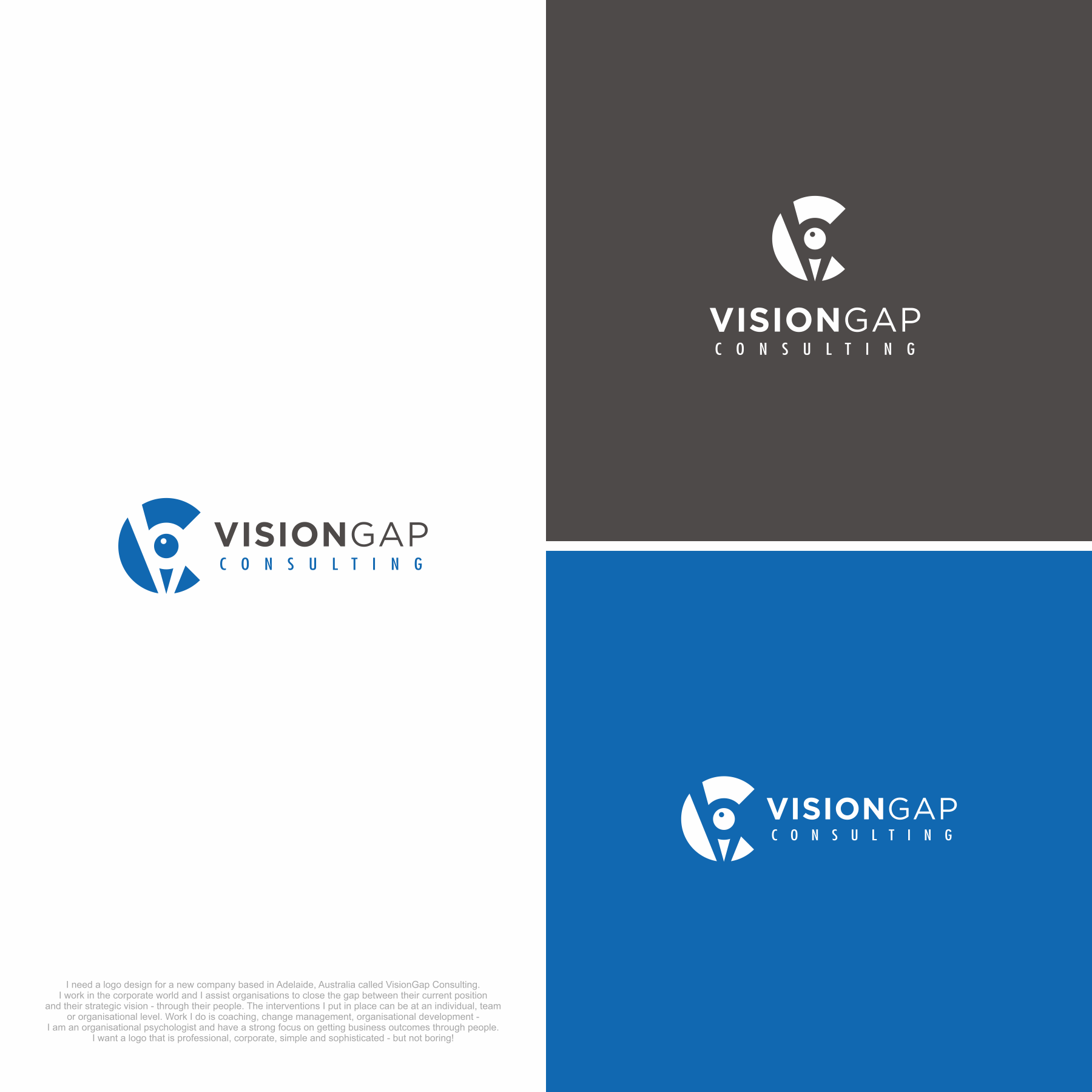 Logo Design by Artipunan for VisionGap Consulting | Design #22258406