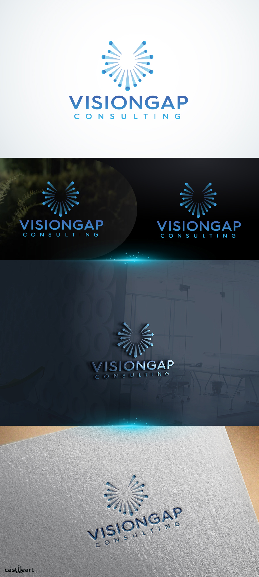 Logo Design by CastleArt for VisionGap Consulting | Design #22269168