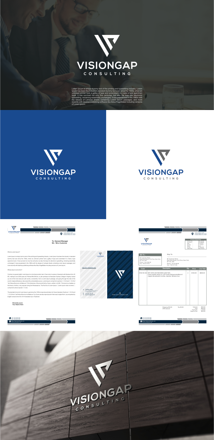 Logo-Design von Jroeh_Studio für VisionGap Consulting | Design #22300492