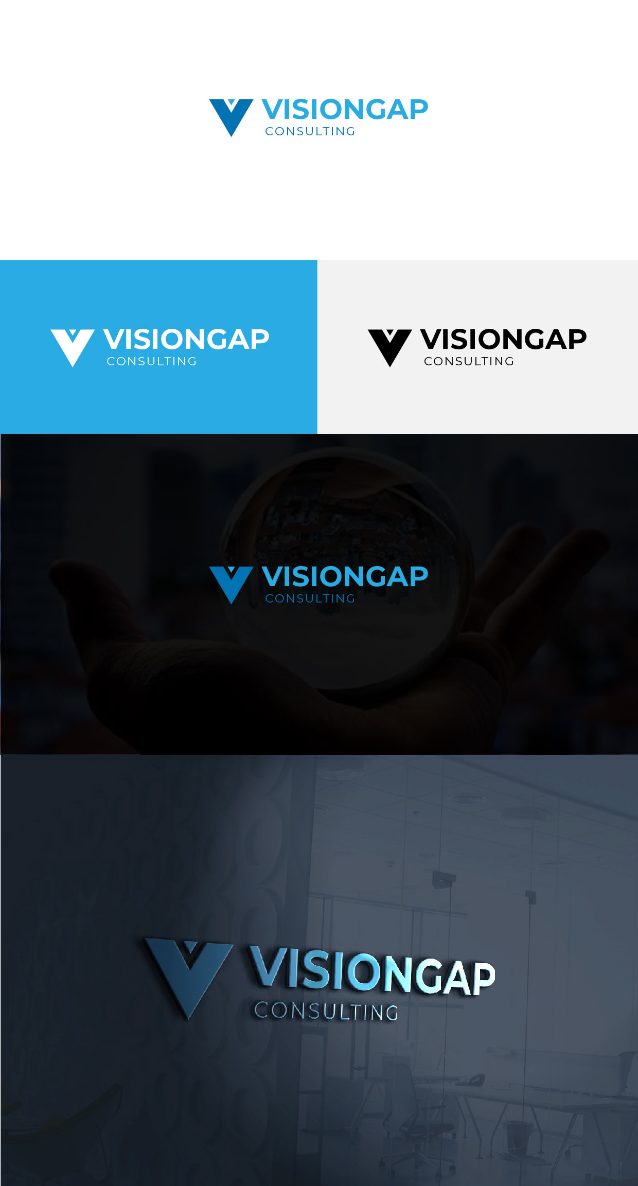 Logo Design by MarkazAlrusumatOfficial for VisionGap Consulting | Design #22324903