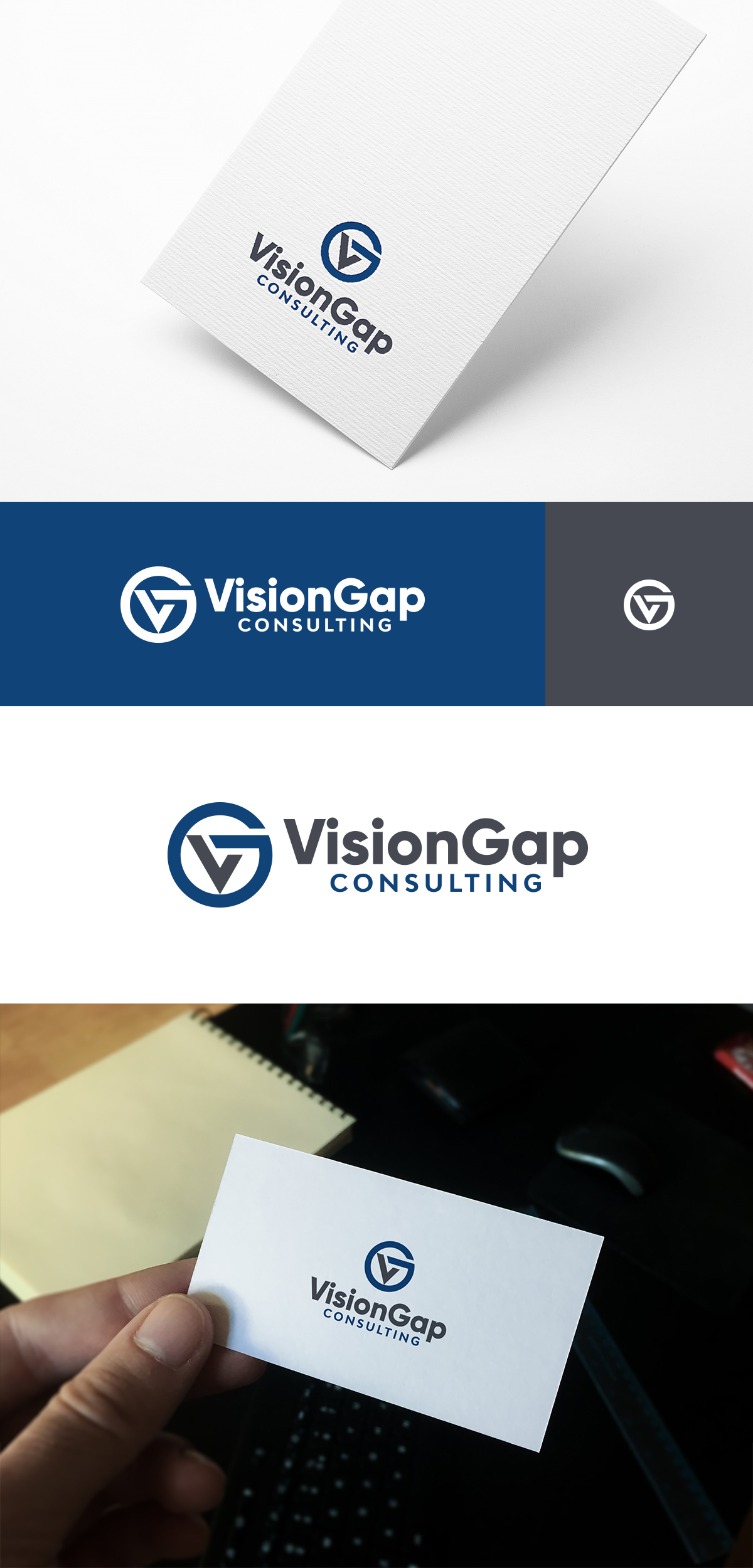 Logo Design by happybrain design for VisionGap Consulting | Design #22259386