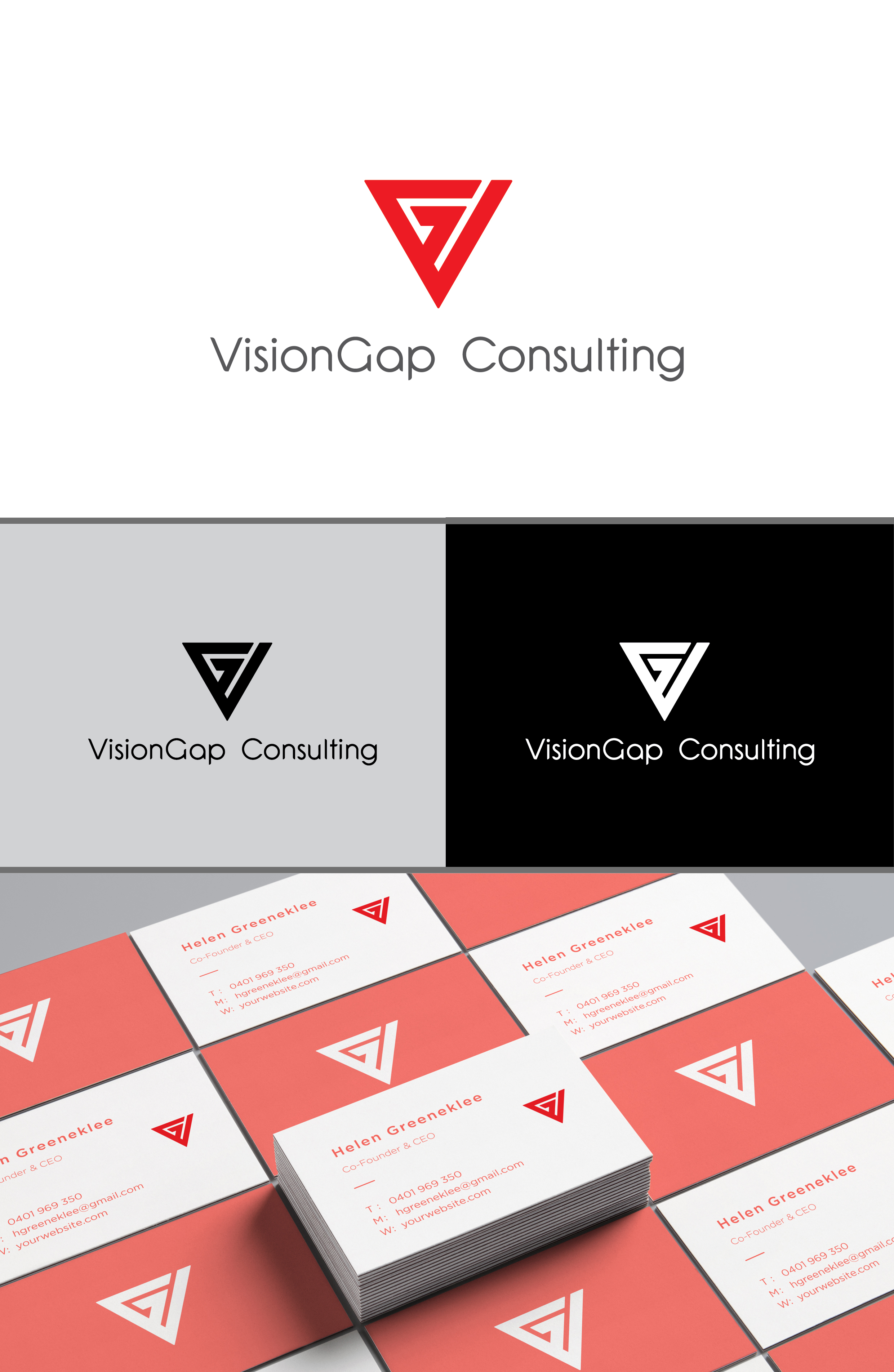 Logo Design by pixklan for VisionGap Consulting | Design #22252994
