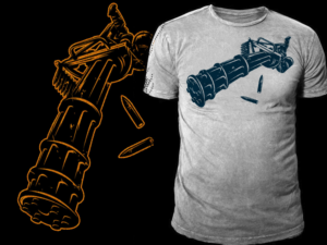 T-shirt Design Project (vulcan canon)  | T-Shirt-Design von Falih A