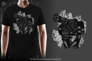 T-shirt Design Project (vulcan canon)  | T-Shirt-Design von gekgrfx