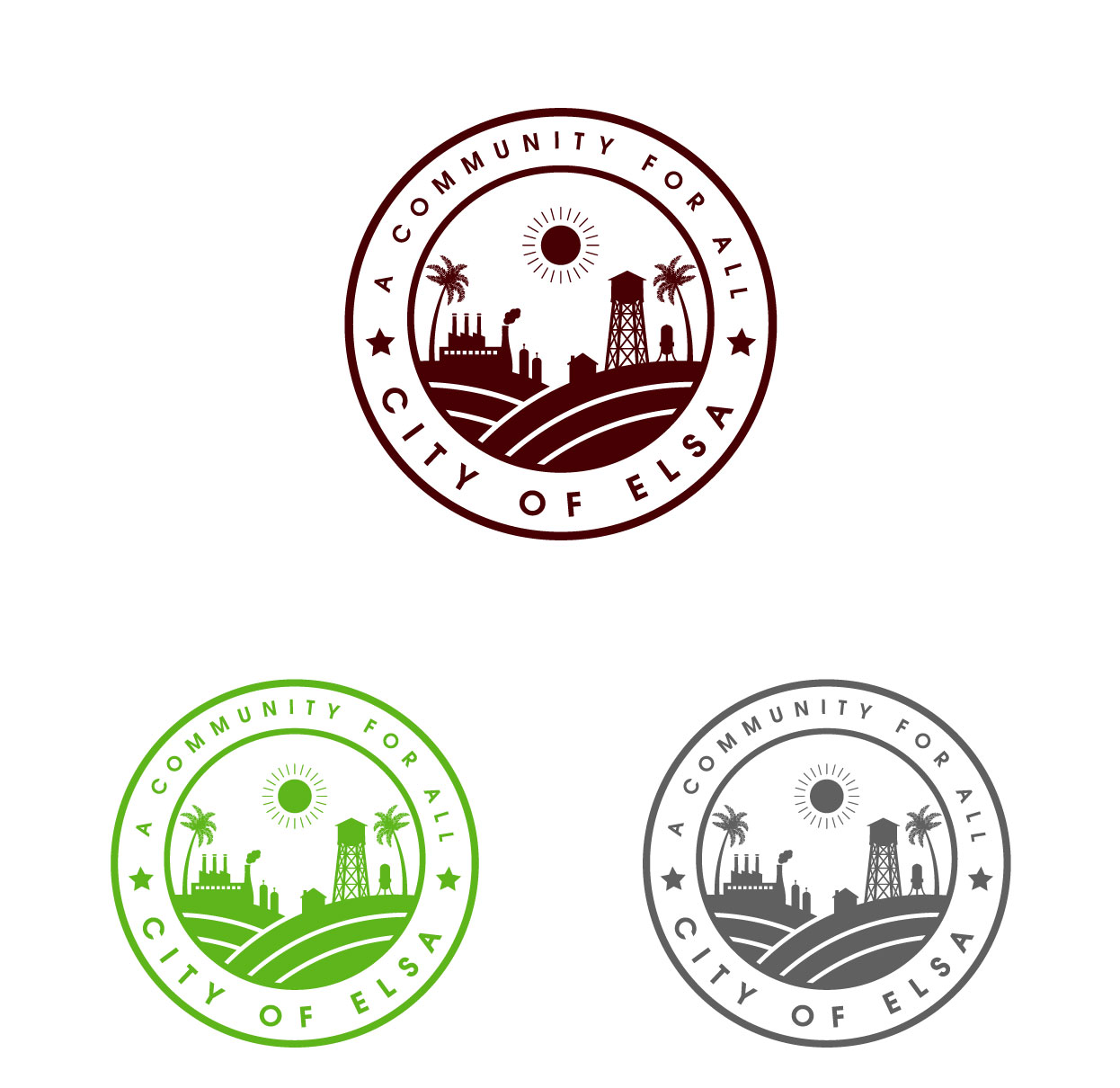 Logo Design by Cactus Designs for City of Elsa | Design #22274077