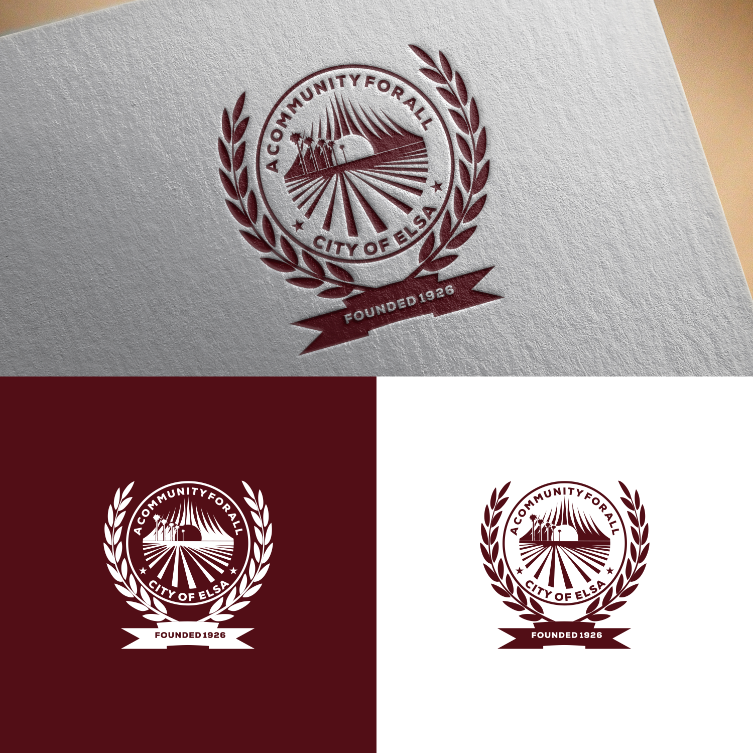 Logo Design by suthita 2 for City of Elsa | Design #22255456