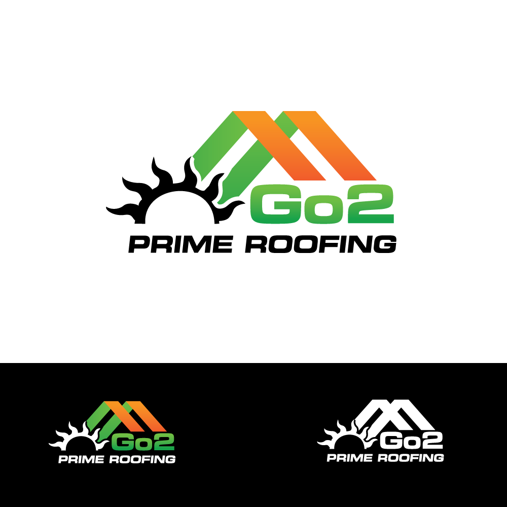 Logo Design by H4R5Z for Go2 Prime Roofing LLC | Design #22254417