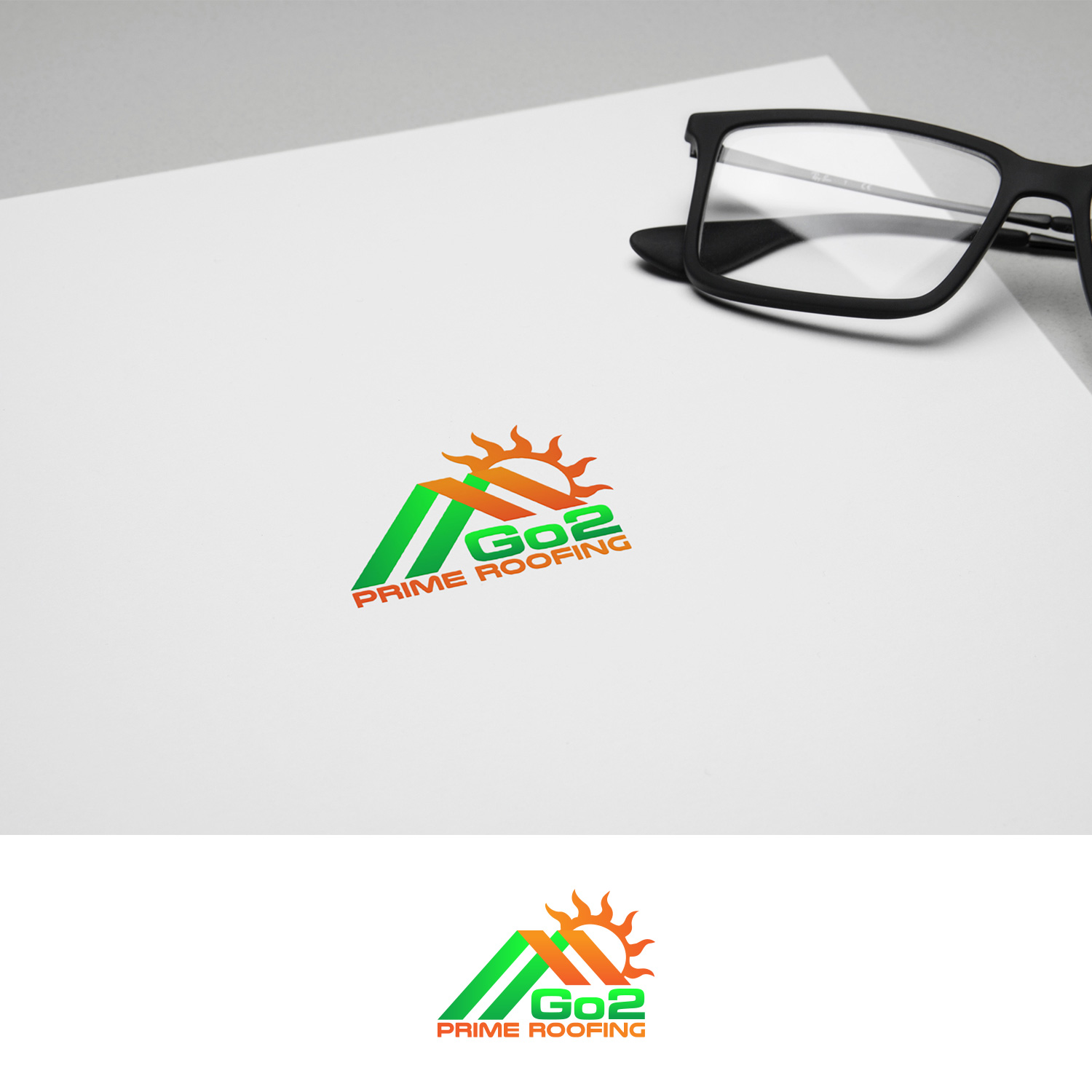 Diseño de Logo por ClearDesign para Go2 Prime Roofing LLC | Diseño #22257042