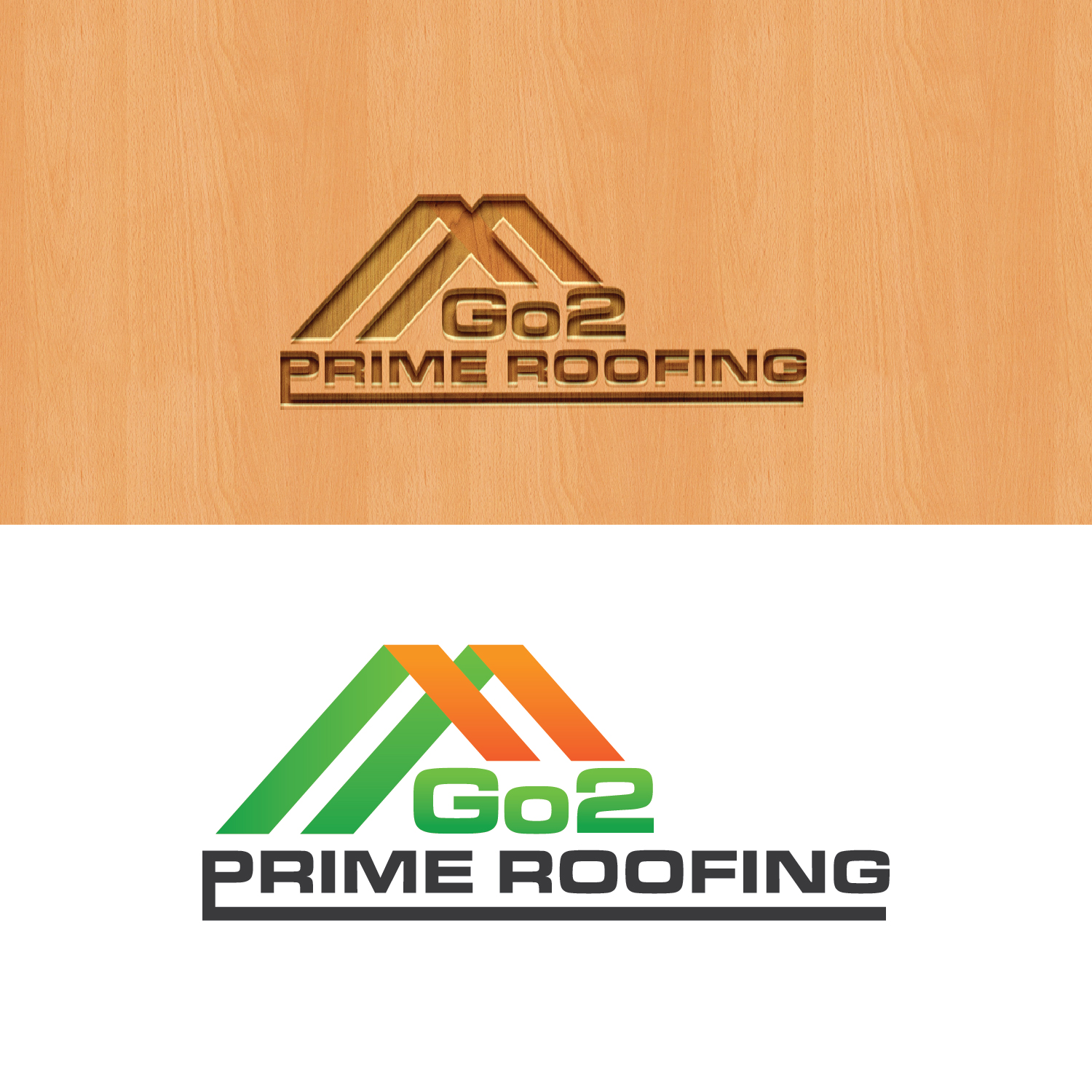 Logo-Design von Maxo-Biz für Go2 Prime Roofing LLC | Design #22265902
