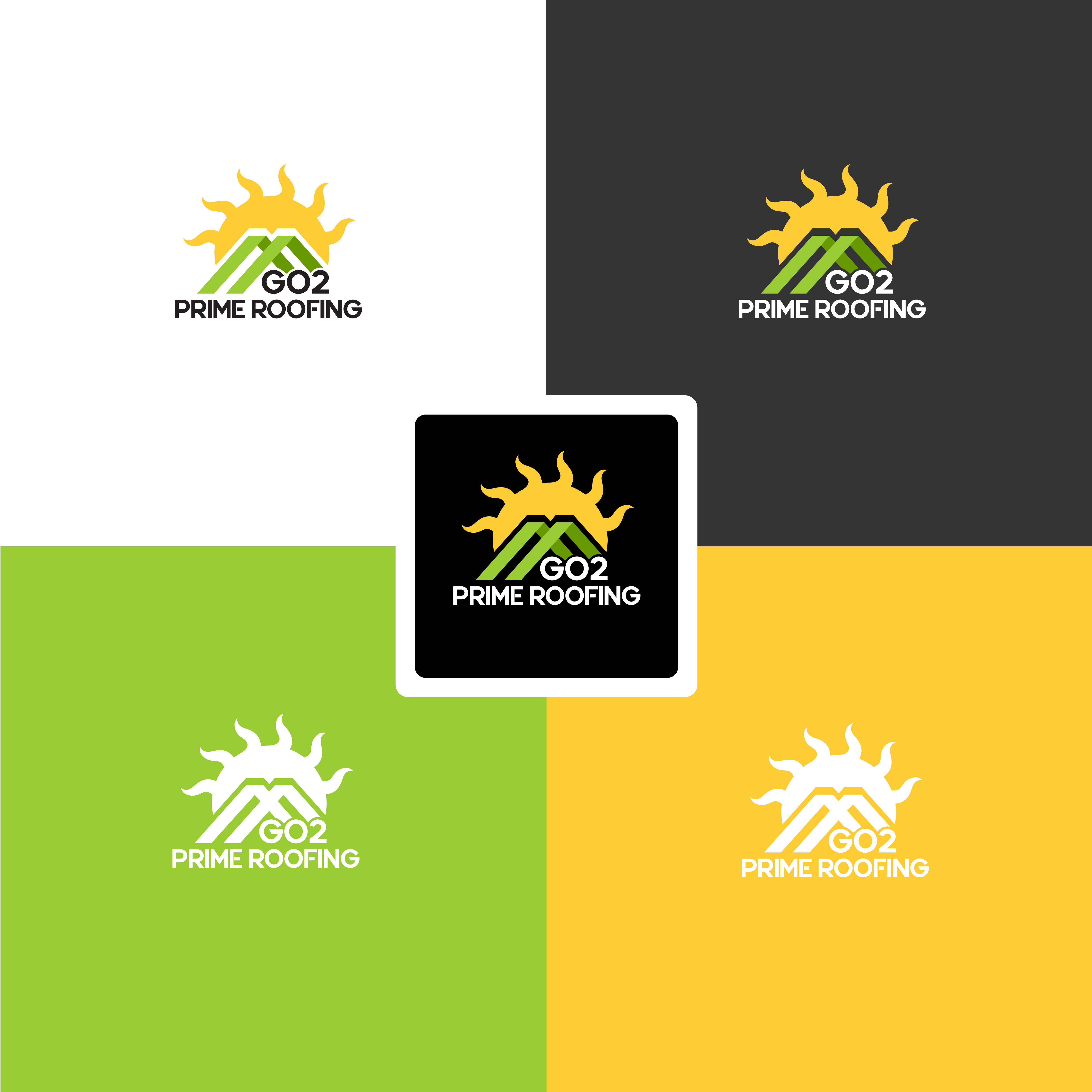 Logo Design by AMGRAPHICS22 for Go2 Prime Roofing LLC | Design #22257932