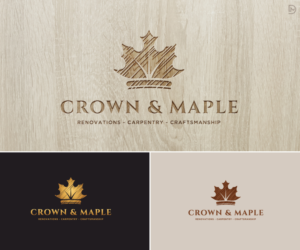 CROWN & MAPLE      | Logo Design by D_Mantra