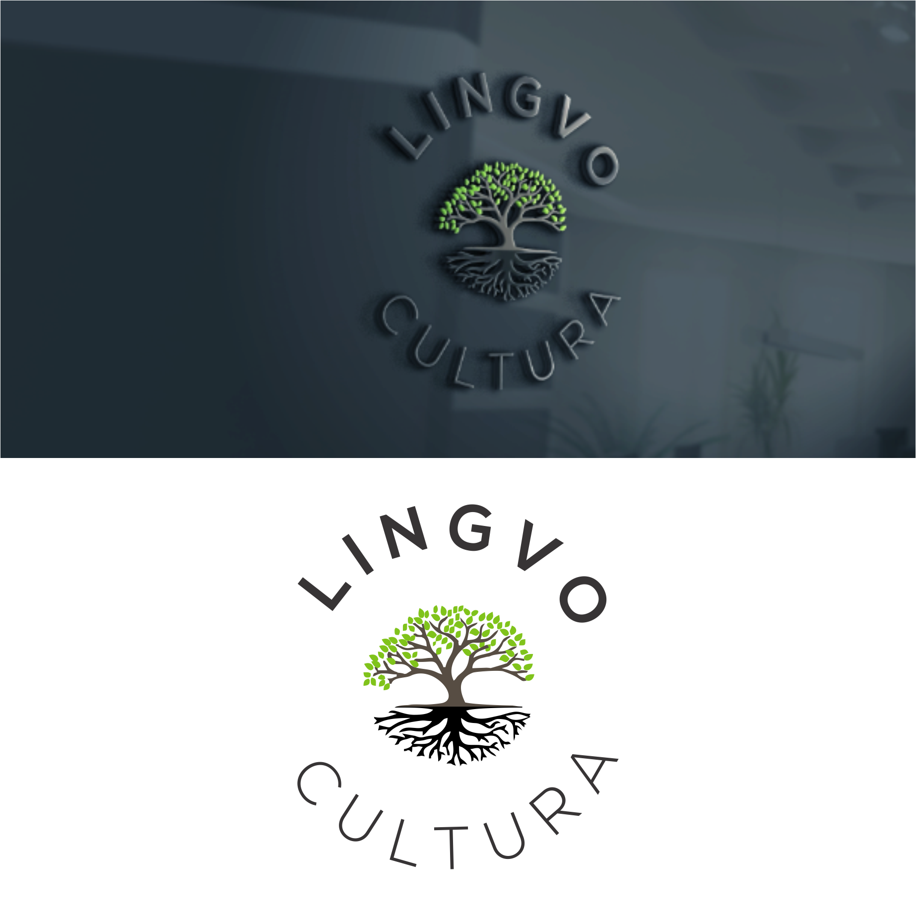 Diseño de Logo por agus alya para LINGVOCULTURA | Diseño #22269172