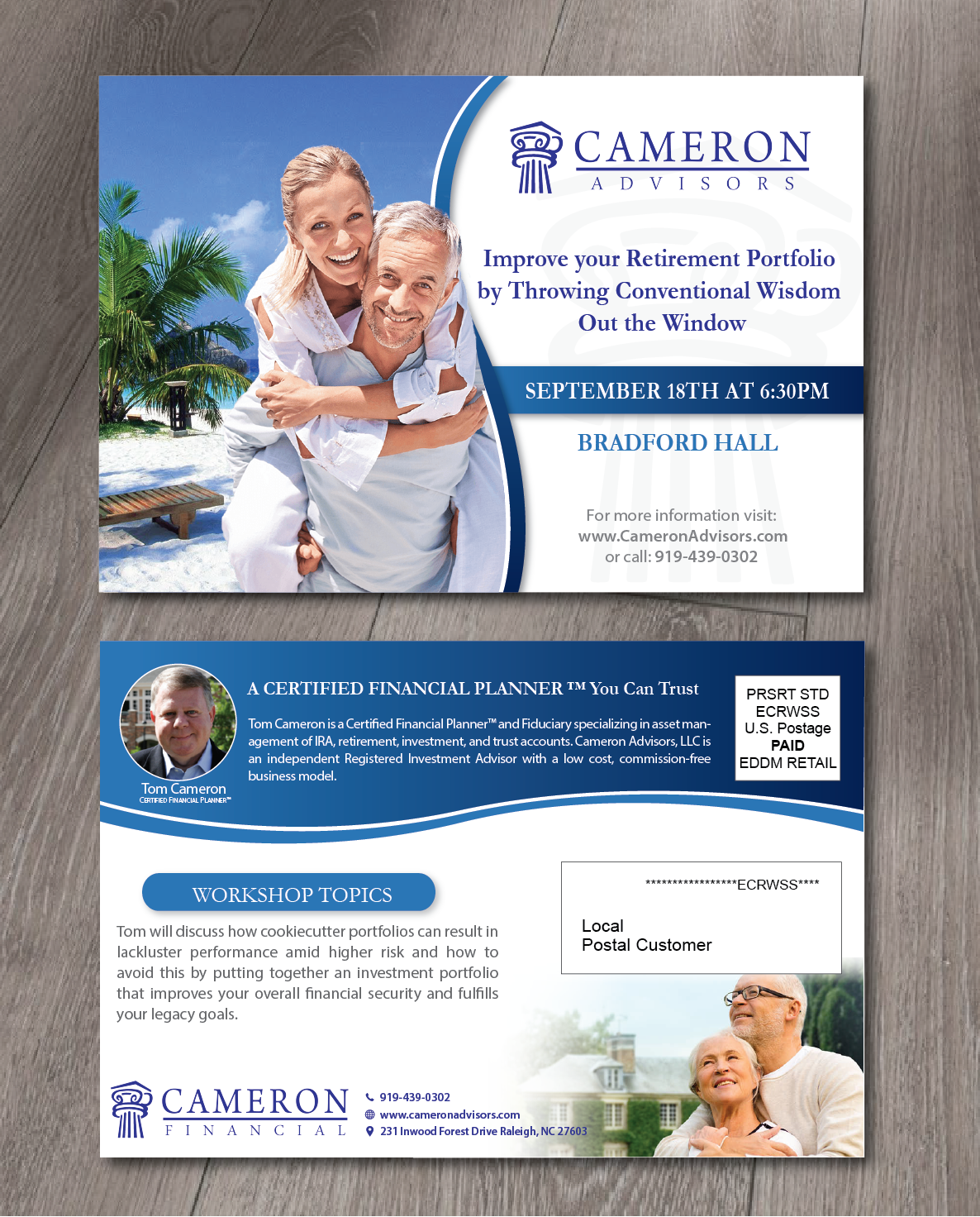 Postcard Design by alex989 for this project | Design #22260534