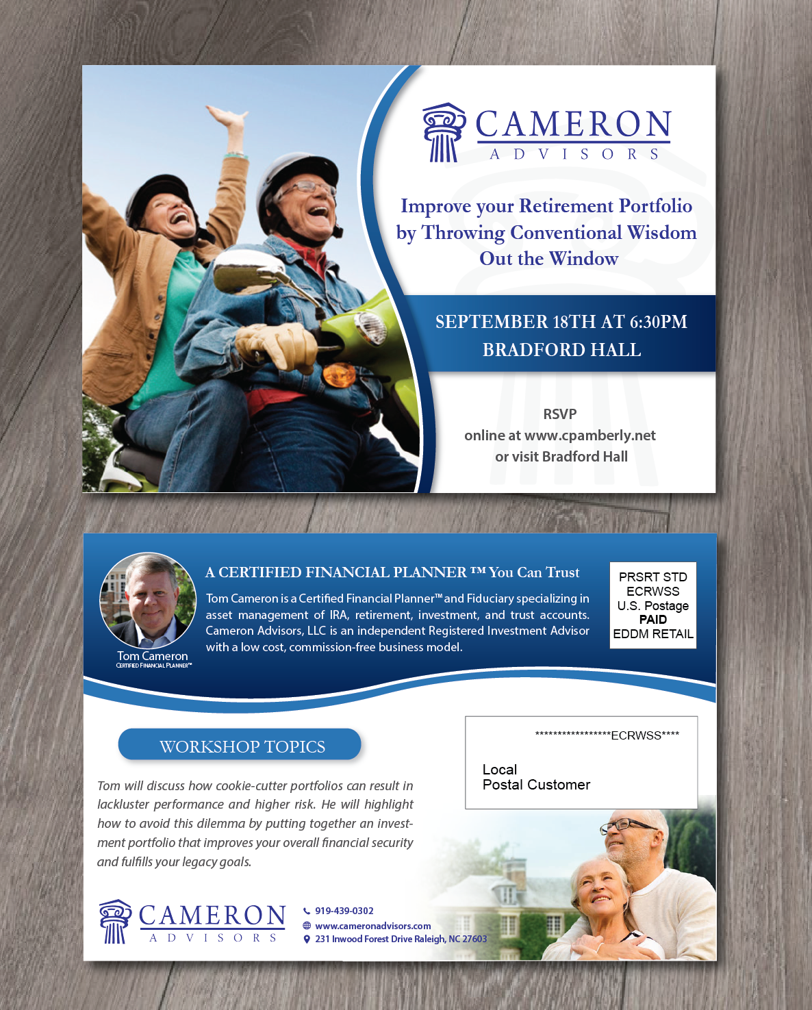 Postcard Design by alex989 for this project | Design #22312304