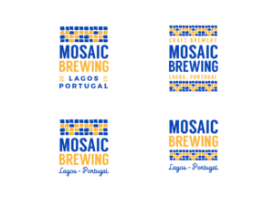 Mosaic, Mosaic Brewing, M, MB | Diseño de Logo por wonderland