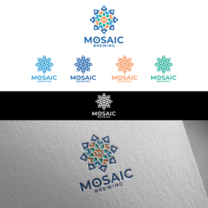 Mosaic, Mosaic Brewing, M, MB | Logo-Design von Graphic Bricks