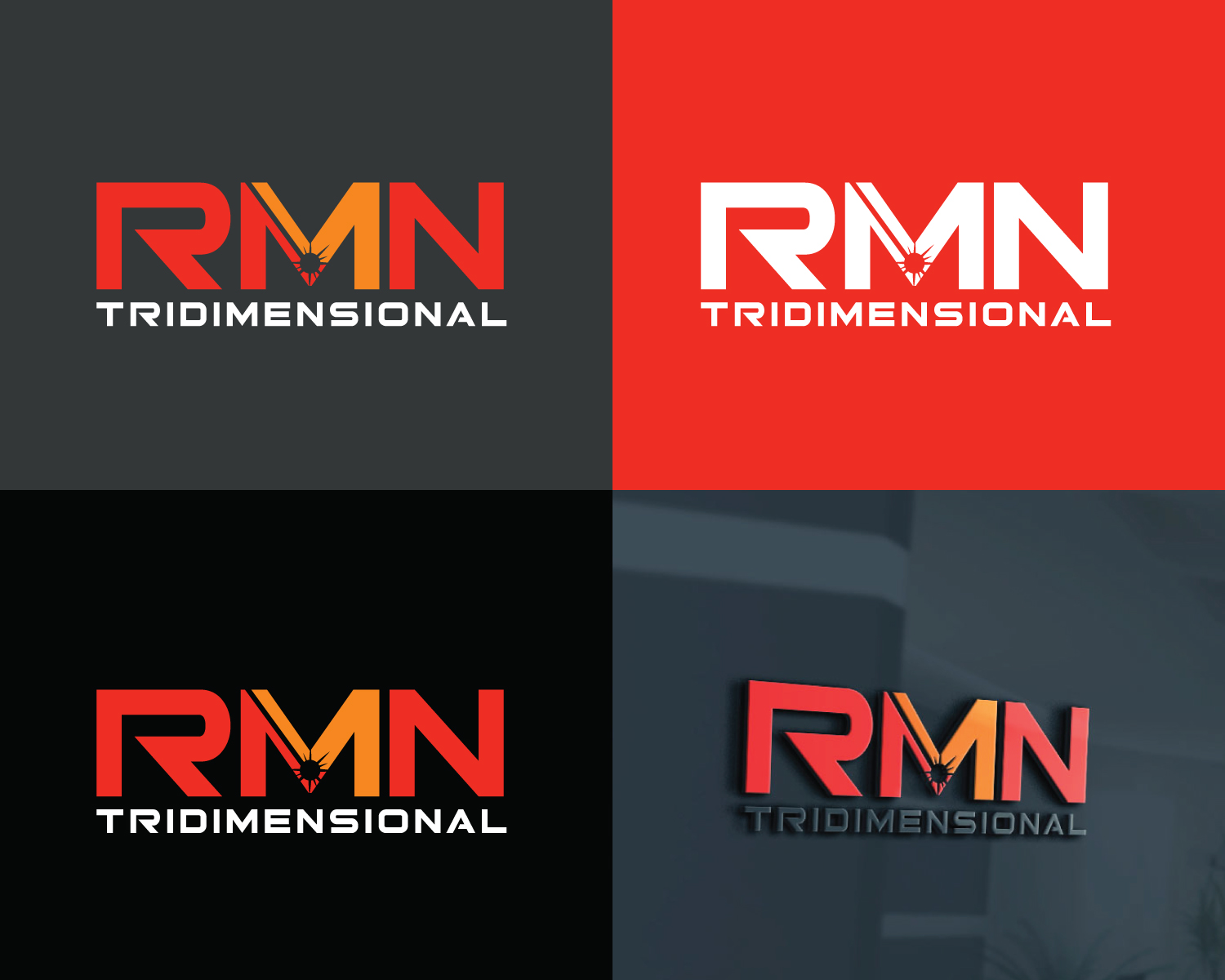 Logo Design by Atec for RMN Tridimensional | Design #22265021