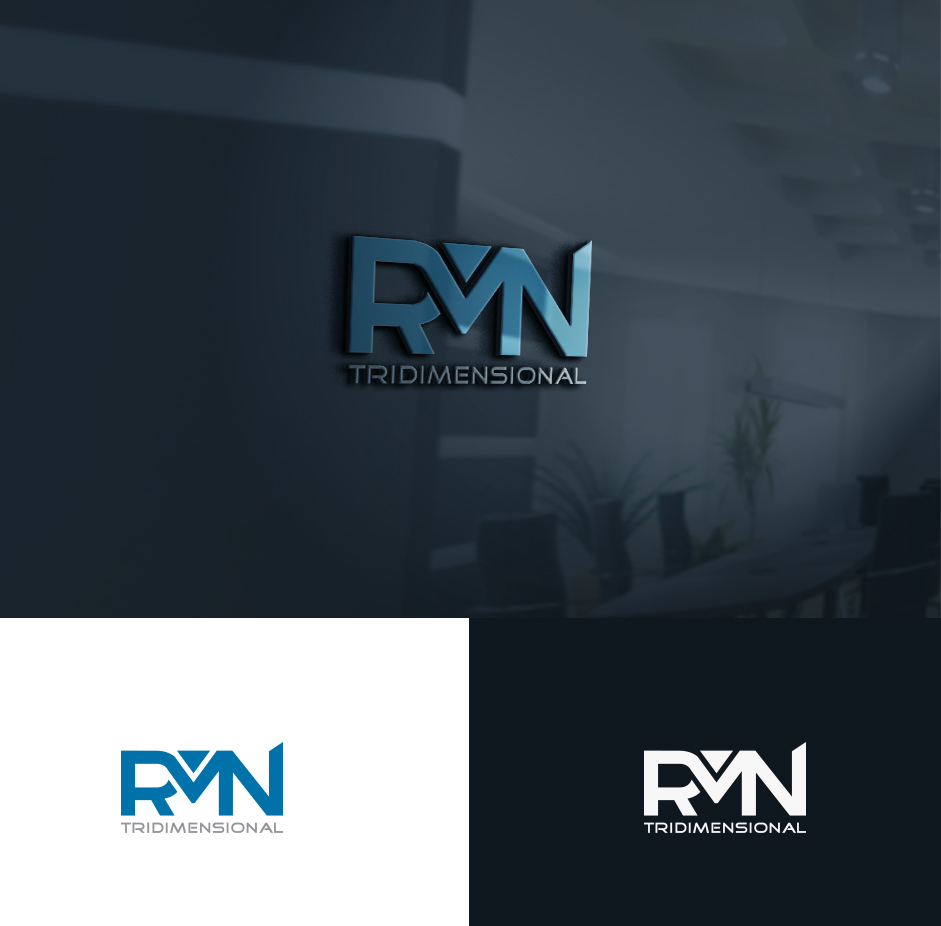 Logo Design by AL-BARAKAH for RMN Tridimensional | Design #22263899