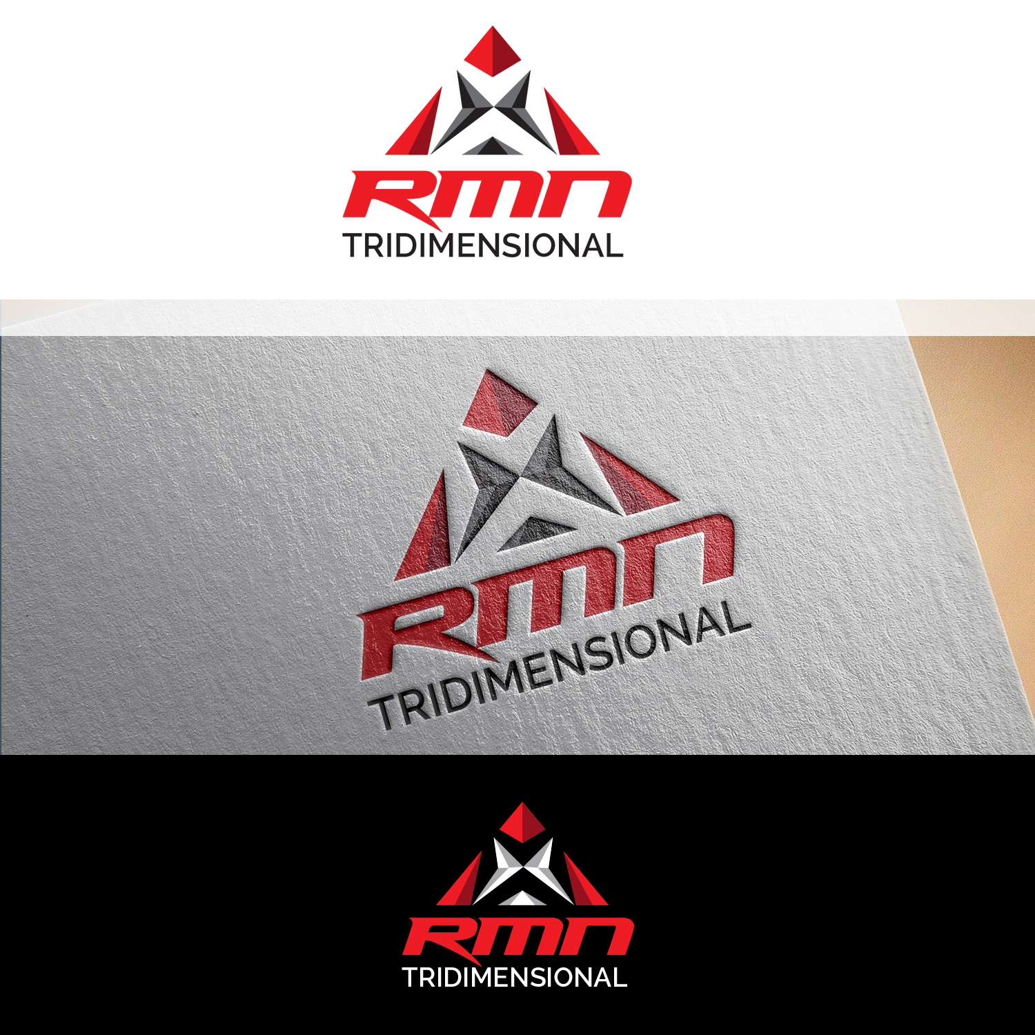 Logo Design by Maxo-Biz for RMN Tridimensional | Design #22259028