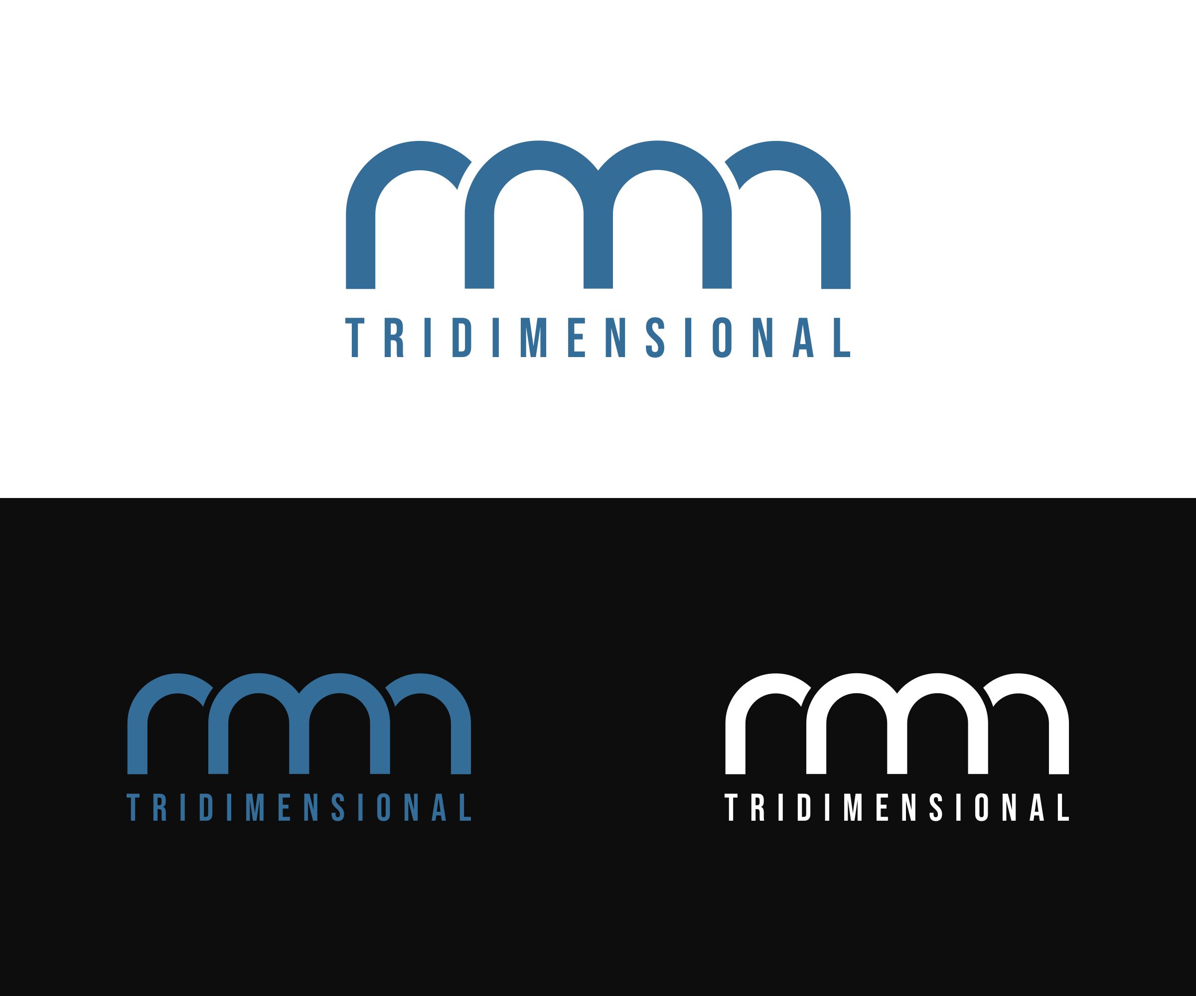 Logo Design by nasyar17 for RMN Tridimensional | Design #22263224