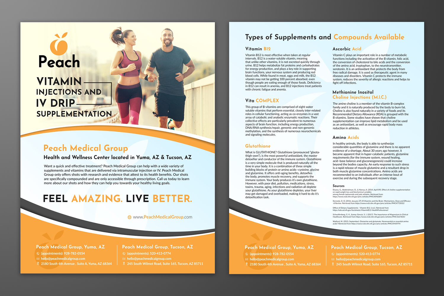 Flyer Design by OwnDesign for Peach Skin & Laser | Design #22260862
