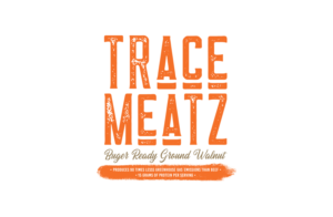 Brand Name: Trace Meatz, Title: Buger Ready Ground Walnut, Subtitle: Looks like beef, tastes like beef, Produces 90 times lesss greenhouse gas emissions than beef, 15 grams of protein per serving | Diseño de Logo por GLDesigns