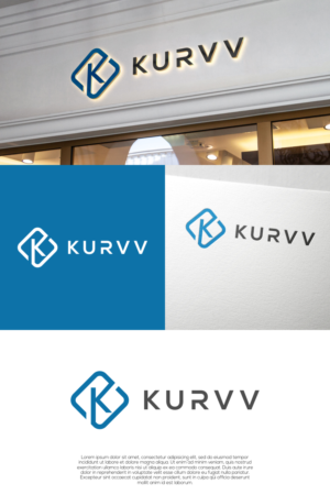 Kurvv | Logo Design by laba tiada henti